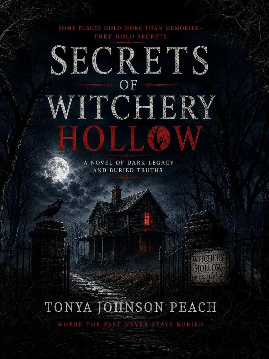 Cover of The Haunting of Taylor House, an antique leather-bound book